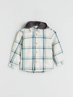 Kap??onlu Ekose Erkek ?ocuk G?mlek