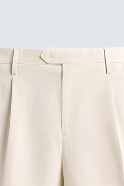REGULAR FIT PLEATED TROUSERS - Zara фото 9