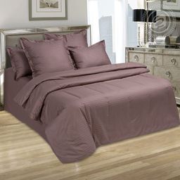 Постельное белье Папирус (страйп-сатин) 2 сп. с Евро/Пододеяльник: 1 шт. - 215*175; Простыня: 1 шт. - 220*240; Наволочка: 2 шт. - 70*70; Страйп - сатин