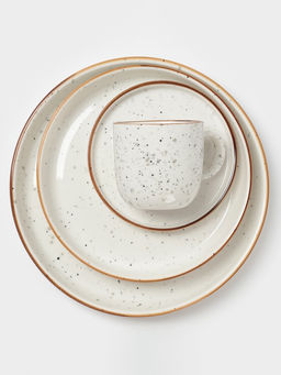 Тарелка Magistro Queil, d=23.6 см, фарфор, белая