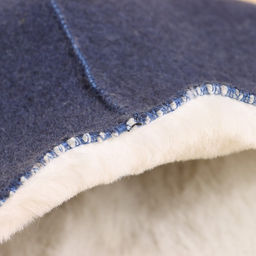 Шапка для бани из овчины, синий - Simaland фото 4