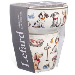 НАБОР ДЛЯ ЗАВТРАКА LEFARD DOGS, 2 ПР.: САЛАТНИК 500МЛ, КРУЖКА 345МЛ  фото 5