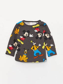 Bisiklet Yaka Disney Bask?l? Erkek Bebek Pijama Tak?m? - Waikiki фото 2