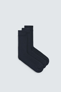 3-PACK OF RIBBED SOCKS - Zara фото 2