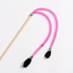 Дразнилка - удочка Норка на трубочке на деревянной палочке, микс цветов - Пижон фото 2