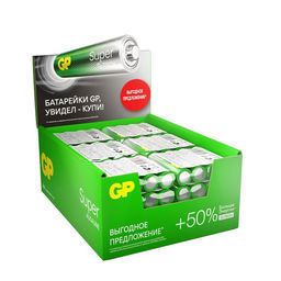 Батарейка алкалиновая GP Super, AAA, LR03-4S, 1.5 В, спайка, 4 шт.