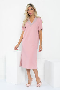 Платье Свобода движения (розовое) П12998-7М