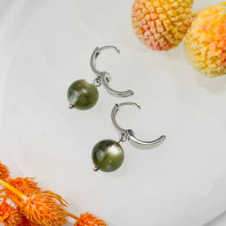 Серьги из Лепидолита Мусковит - Радуга самоцветов фото 3