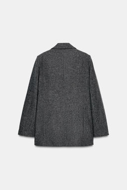 HERRINGBONE WOOL BLAZER - Zara фото 7