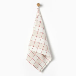 Полотенце новогоднее Этель Bright cage 40х73 см, 100% хл, рогожка 186 г/м2