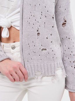 Кардиган л1342 бежевый - Стим фото 8