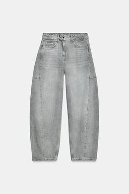ZW COLLECTION ANKLE balloon mid-waist JEANS - Zara фото 5
