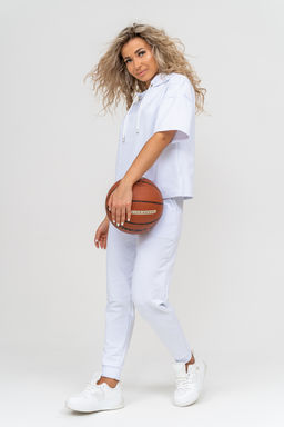 Костюм Натали 36773 толстовка и брюки из хлопка с полиэстером фото 19