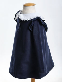 Платье с воротником UD 1136 т.синий - Mini maxi фото 2