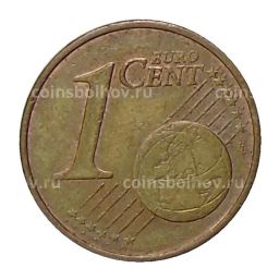 1 евроцент 2002 года J Германия