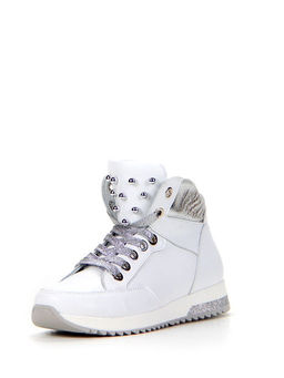 Ботинки EDART 317.omega2.silver+white/мех