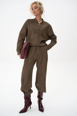 Бомбер Майли (оливковый) - Эльза фото 14