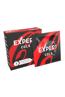 Презервативы EXPERT Cola, аромат Колы , 3 шт