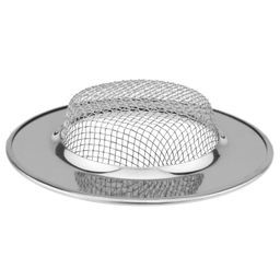 Пробка-сетка для раковины из нержавеющей стали Сетка №1 д6,3см, h1,4см, на картоне (внутренний д4см) (Китай) - Домашняя Мода фото 2