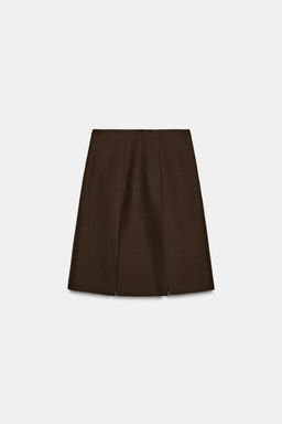 ZW COLLECTION BOX PLEAT SKIRT - Zara фото 6