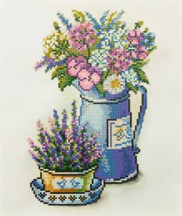 Кристальная (алмазная) мозаика ФРЕЯ ALVR-303 Букет Прованса 25 х 30 см