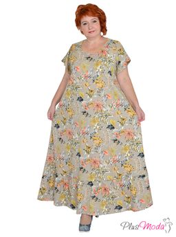 Платье Модель №1218 размеры 44-84 - Plusmoda фото 2