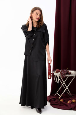Блуза NIKVA н902-4 чёрный  фото 4