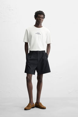 T-SHIRT WITH COMBINED EMBROIDERY