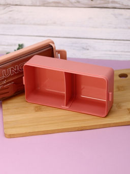 Ланчбокс "Life every day", pink (ложка+вилка), 700 мл