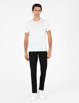 Черные брюки-морковки из плотной ткани - Cacharel фото 3