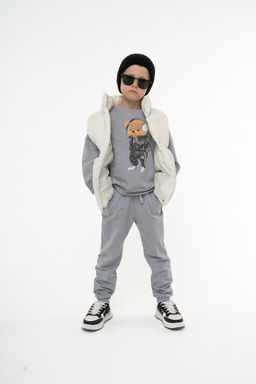 Костюм детский меланж тедди в наушниках