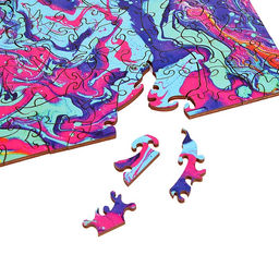 Пазл деревянный фигурный Краски мира - Puzzle фото 4
