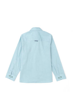 Рубашка U.s. Polo Assn для мальчика мятная хлопок  фото 2