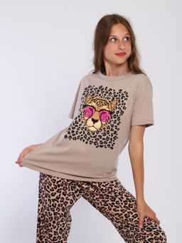 Комплект для девочки Леопард Ладошки фото 17