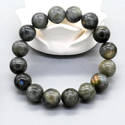Браслет из Лабрадора шарик 13мм
