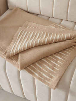 Плед из кашемира 39020 бежевый