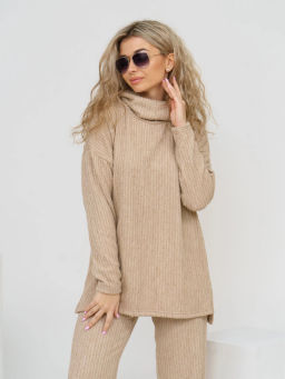 Костюм женский, цвет бежевый