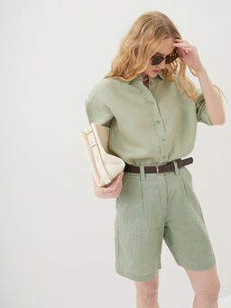 Женские льняные Шорты - Mossmore фото 9