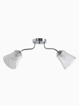 Люстра 12275/2CR, 2×40 Вт, E27, 62×18×20 см