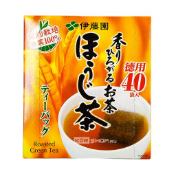 Зеленый чай обжаренный Ходзича Itoen, Япония, 72 г (40 пакетиков по 1,8 г) Акция