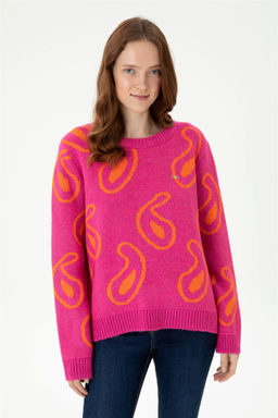 U. S. Polo Assn Женский фиолетовый свитер - U.s. polo assn фото 3