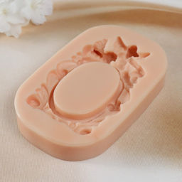 Молд силикон «Овальная рамка», 10.7×7×2 см