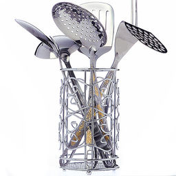 40451 Набор кухонных принадлежностей 7пр на подставке нерж/ст MB (х12) - Mayer&boch фото 2