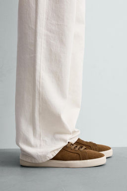 ZAPATILLA PIEL / Marr?n Camel