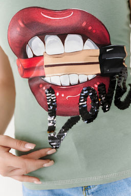 Майка Натали 7214 из хлопка с лайкрой фото 6