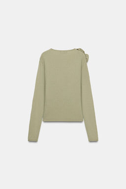FLORAL WOOL SWEATER - Zara фото 6