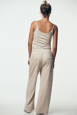 RUSTIC STRAIGHT-LEG TROUSERS - Zara фото 9