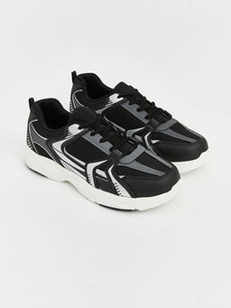 File Detayl? Ba?c?kl? Erkek ?ocuk Spor Ayakkab?