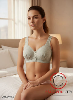 Бюстгальтер на пуговицах без косточек