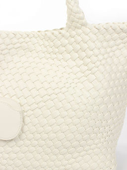 LACCOMA сумка СУ1033-А-белый эко кожа хлопок фото 3